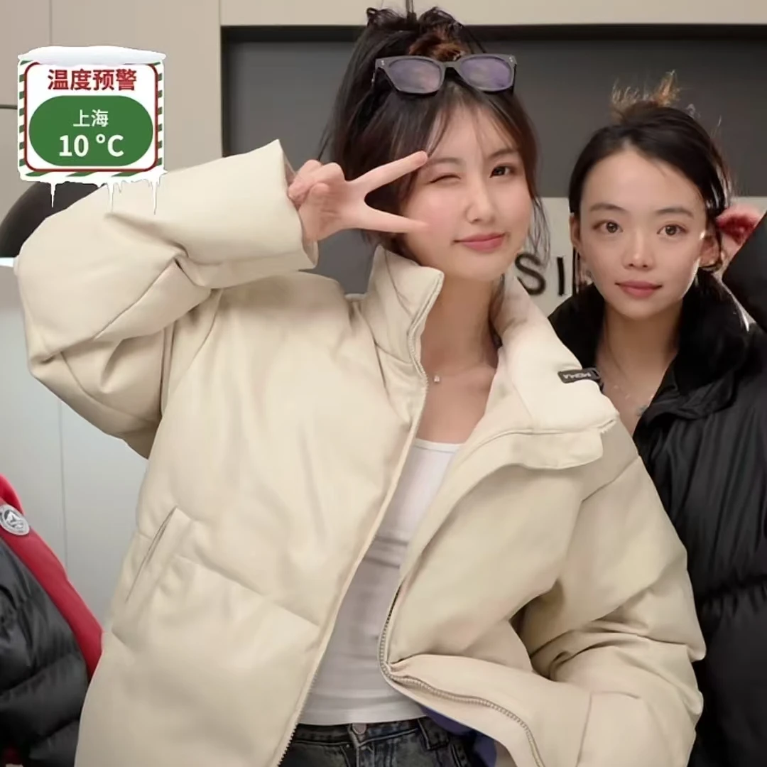 思思家儿童皮质休闲羽绒服