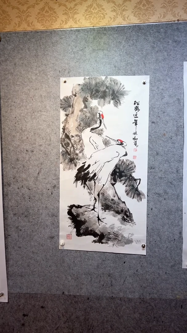 国画澹*张自学水墨国画2