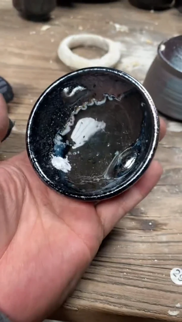浪鬼柴烧-无相系列用****0微瑕不退换主人杯