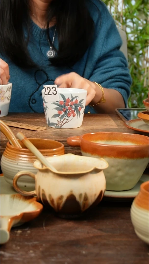 盘高颜值粗陶餐具限时抢购