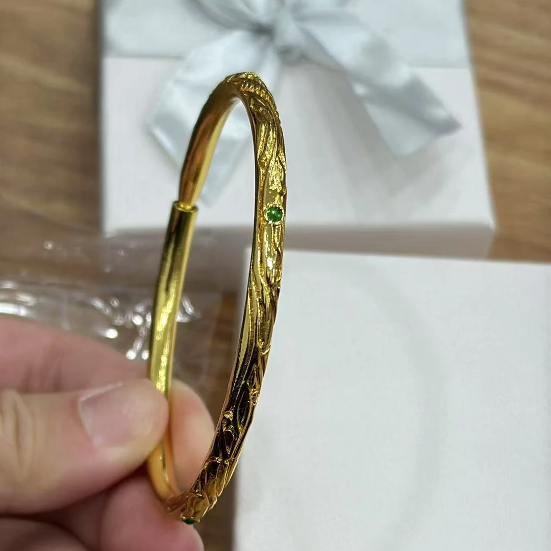 不锈钢手镯 2025哪吒爆款金色手镯