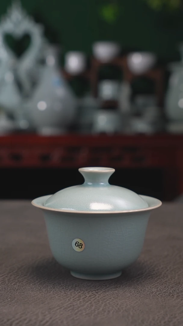 鱼子纹68号元宝盖碗深夜福利-二