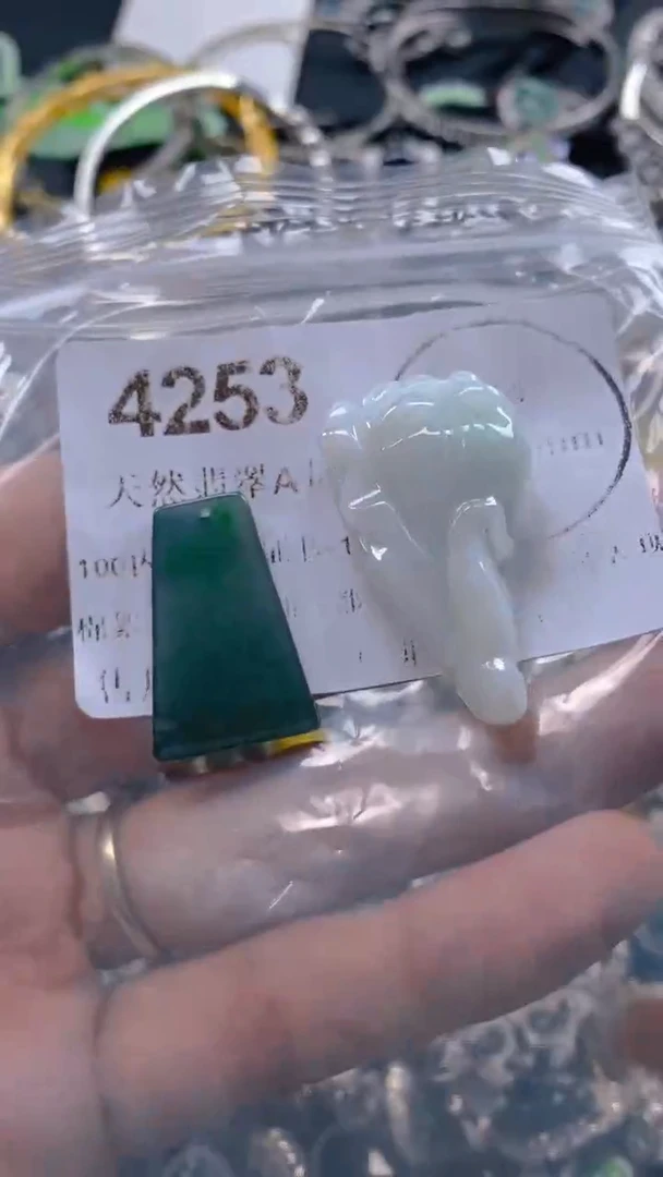 翡翠未镶嵌吊坠(不含链)4253.
