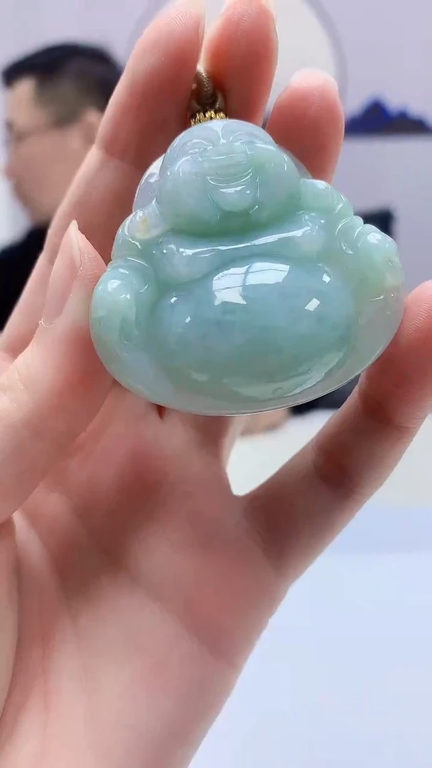 【闪购商品】定制翡翠未镶嵌5152zm-毛货挂件佛公147