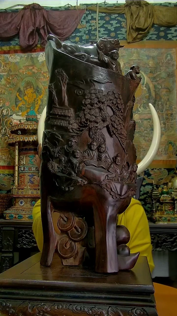 造像铜像收藏铜造像收藏小叶紫檀