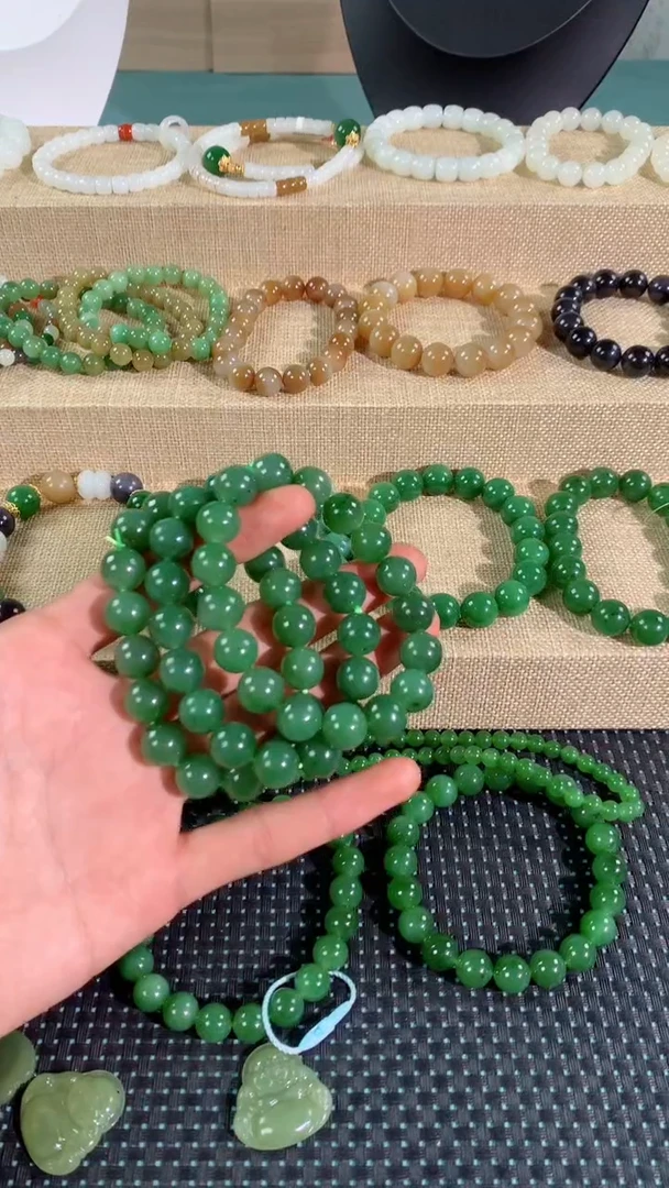 未镶嵌手串和田玉和田玉手串多样性发货拍一发一