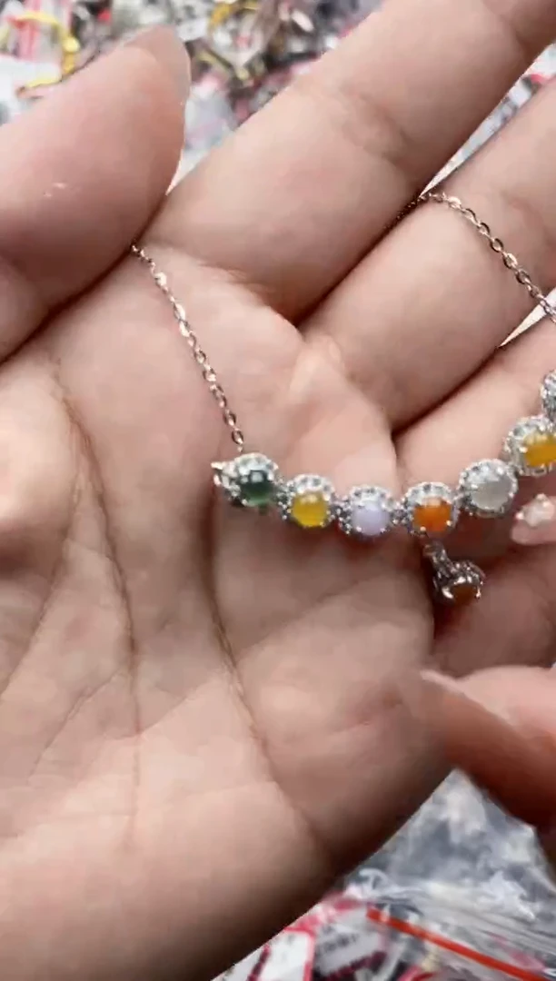 【闪购商品】翡翠戒指银S925镶嵌44444---5