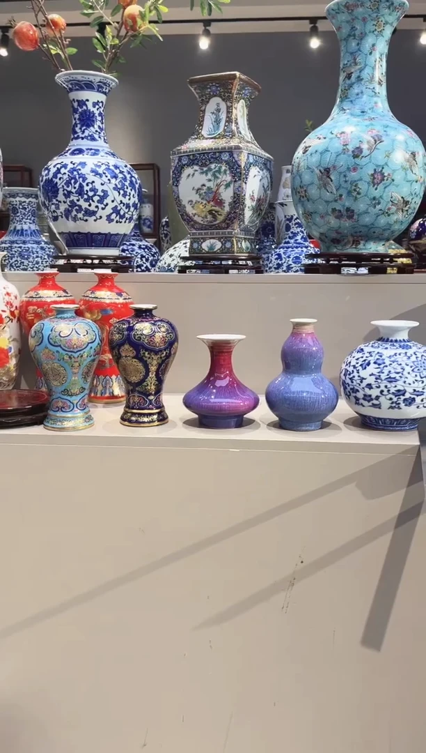 摆件景德镇陶瓷花瓶