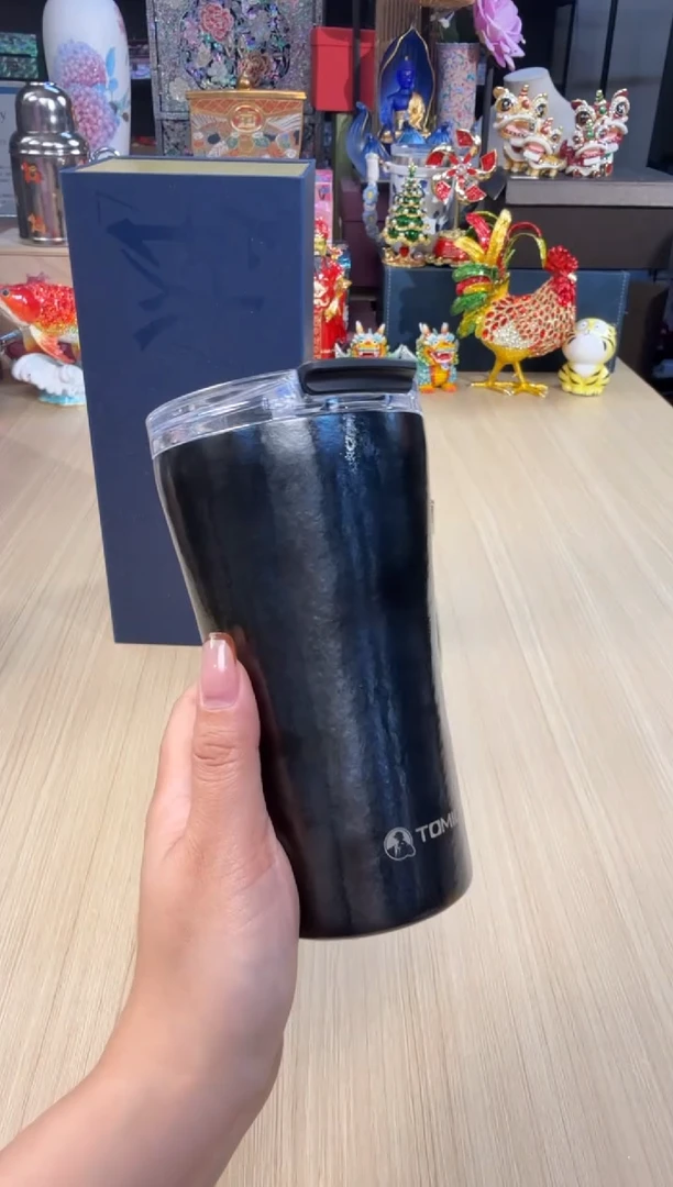 53泡泡钛星人-纯钛可乐杯415ml-乌木黑晶