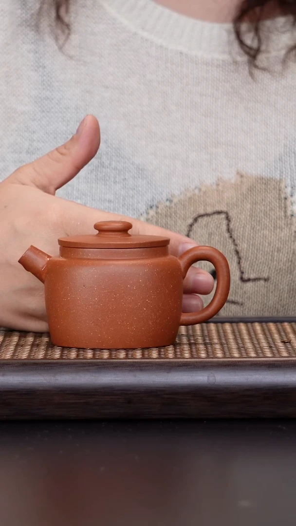茶壶紫砂巨轮珠原矿紫砂