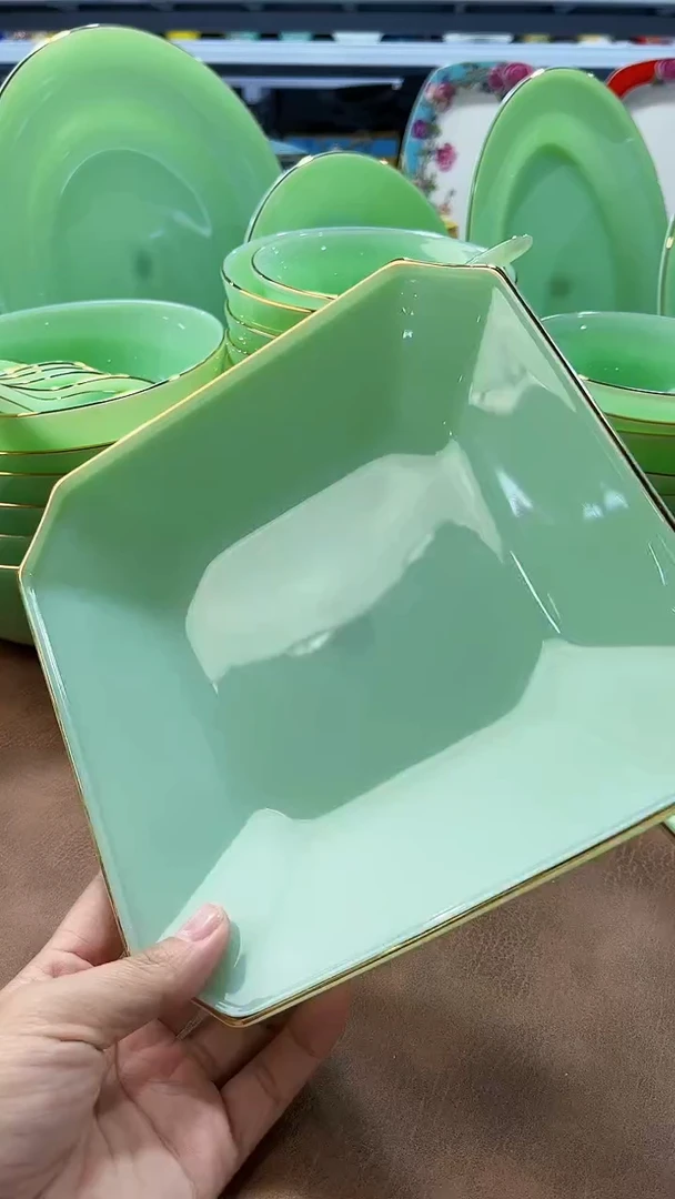 玉瓷 方盘10个 景德镇陶瓷