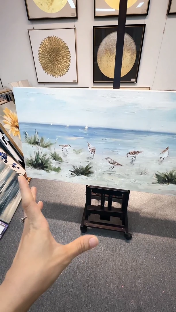 168现代装饰画油画75cm*150cm