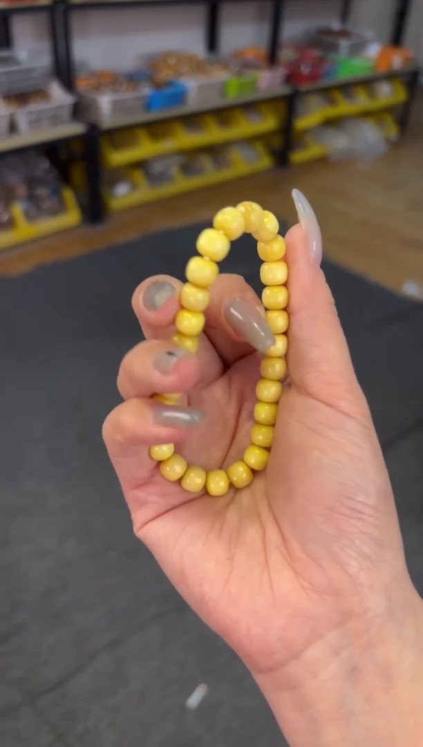 【闪购商品】菩提根/象牙果吊坠  7*8mm龙脊菩提素圈