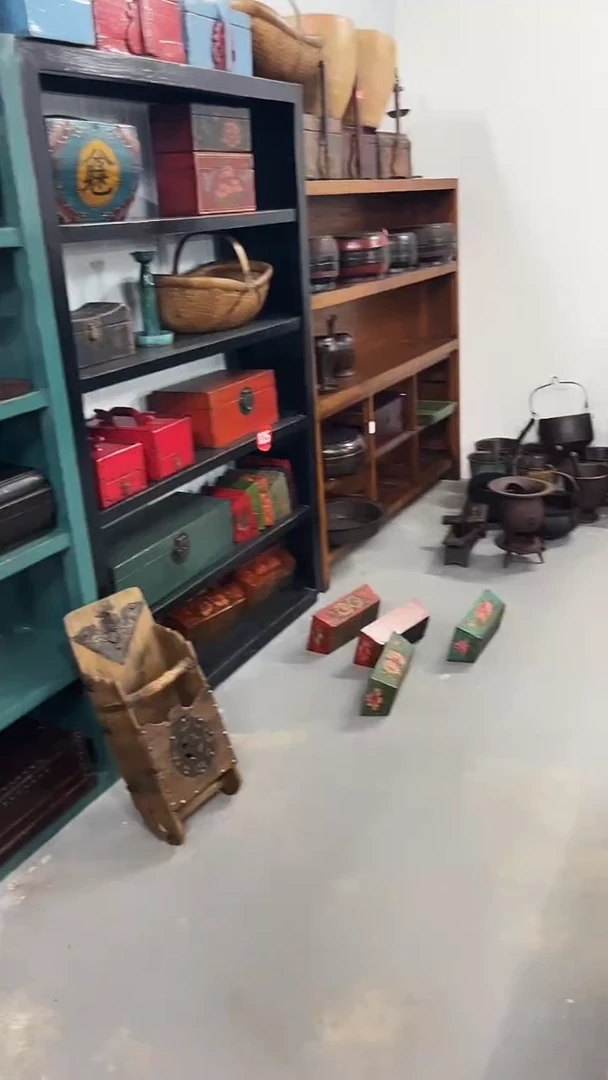 木胡****?实木长方形米斗老物件