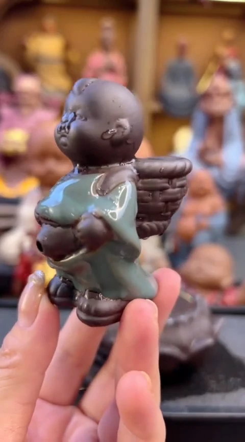 紫砂茶宠器闵茶宠摆件