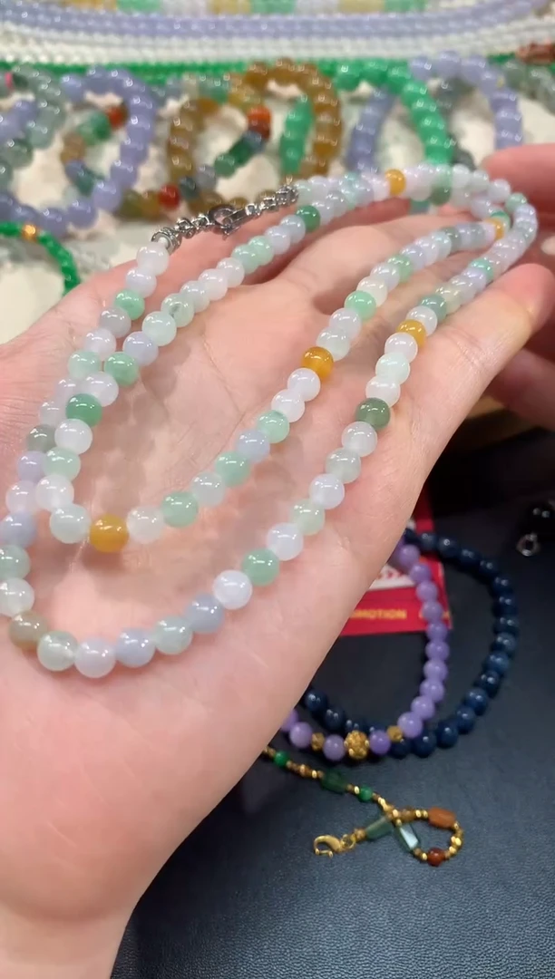 未镶嵌手串翡翠A122 |  多样性发其一 |  580