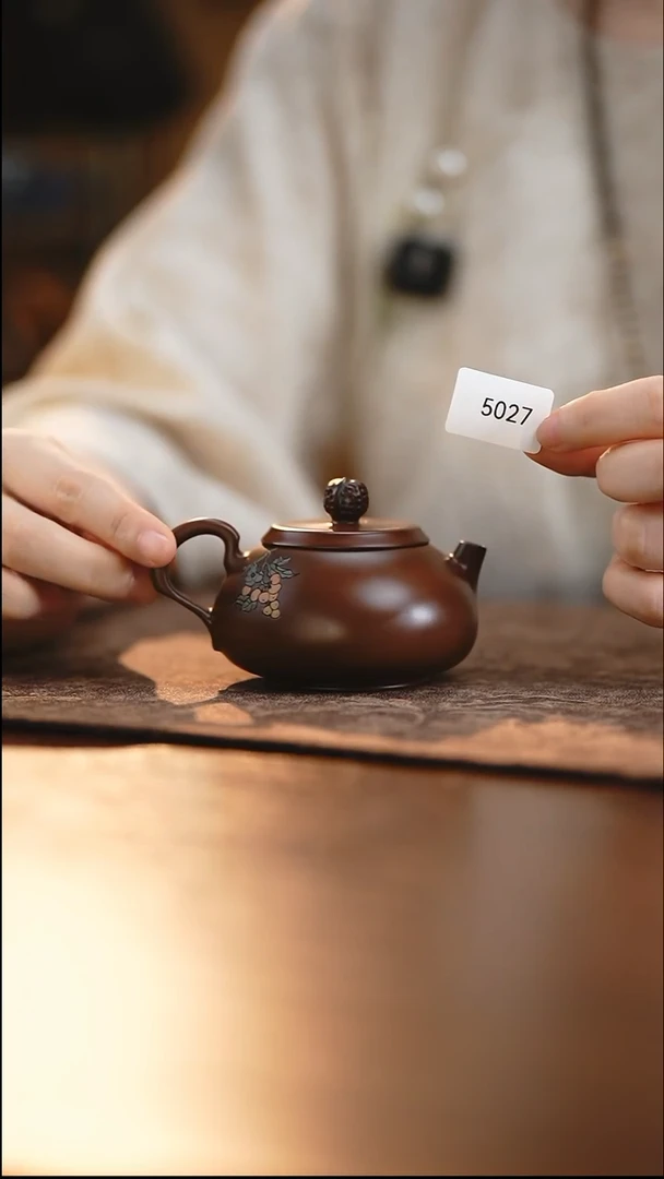 雲梦茶器紫陶茶壶5027