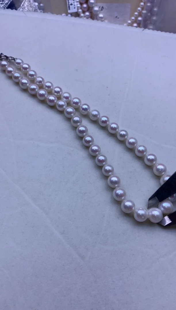 【闪购商品】淡水珍珠项链银S925镶嵌淡水珍珠项链