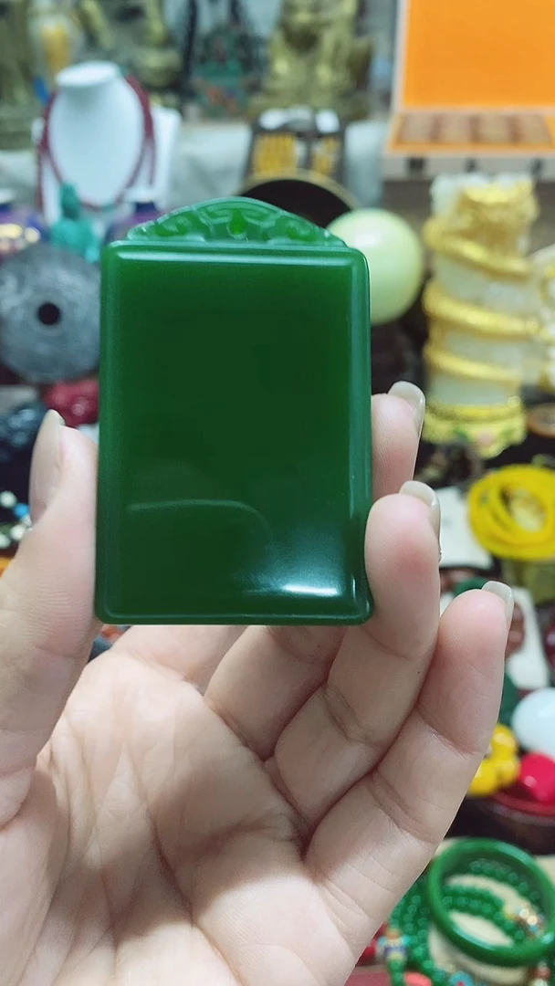 【闪购商品】和田玉（碧玉）颈饰未镶嵌主播推荐主播推荐