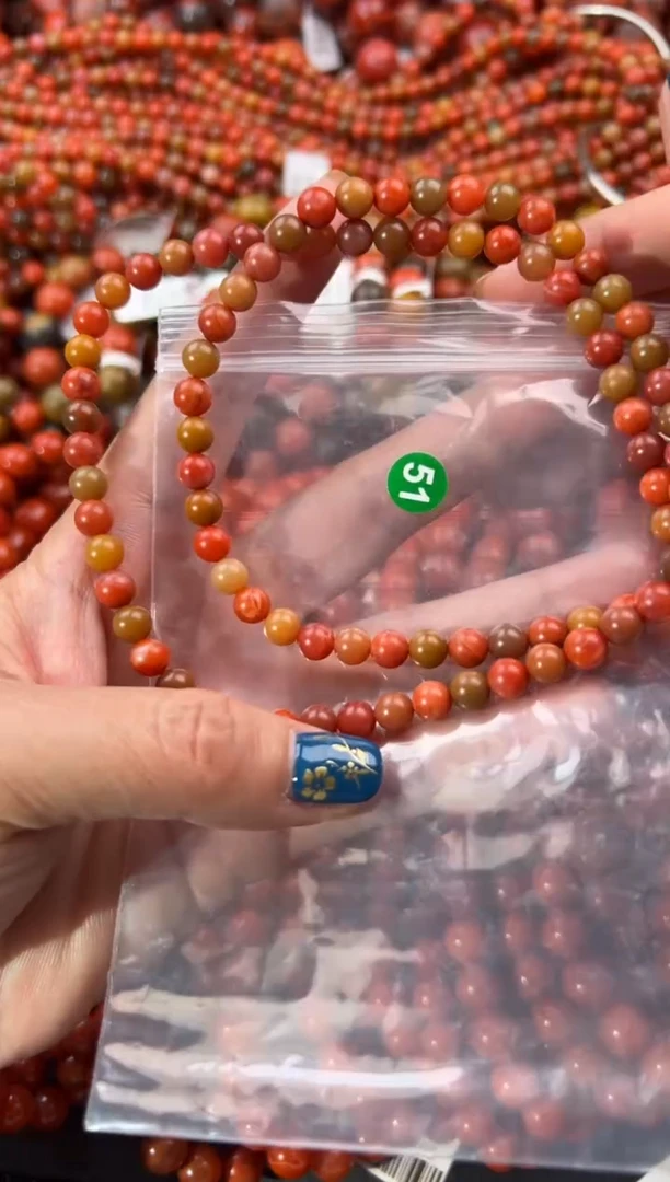 未镶嵌手串南红玛瑙6+