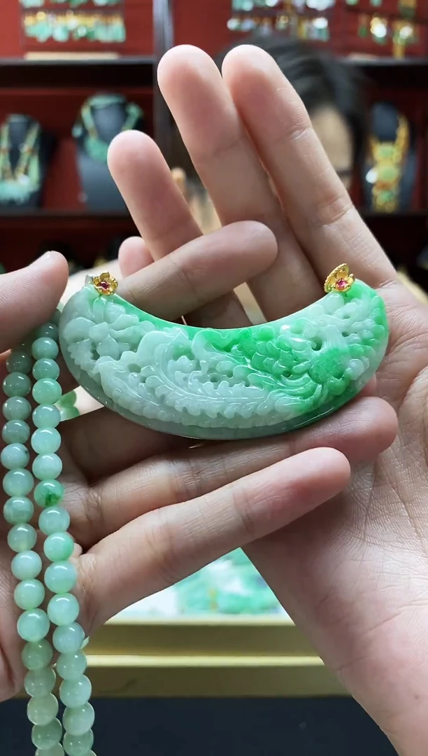 颈饰未镶嵌翡翠翡翠吊坠