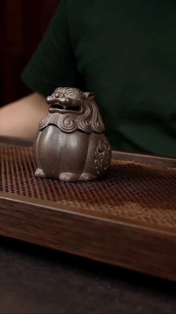 茶壶紫砂岩中泥香炉