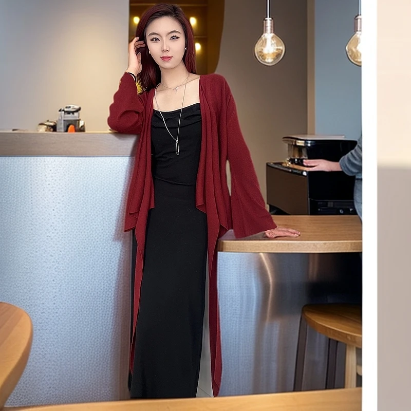 2025新款春夏连衣裙套装羊毛吊带轻奢