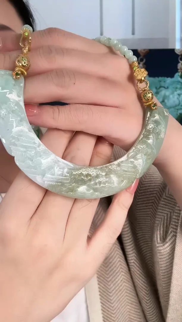 颈饰未镶嵌翡翠国风