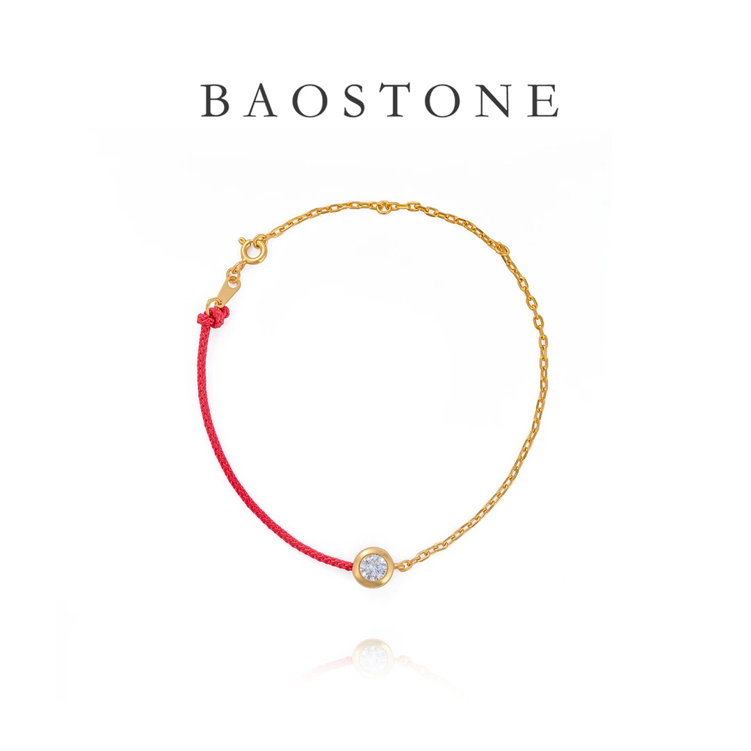 925银手链 手绳红色【双彩缘绊手链】小众百搭s226