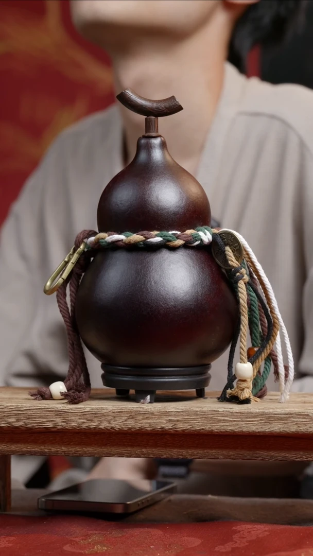 649号大漆精品葫芦一物一拍600ml