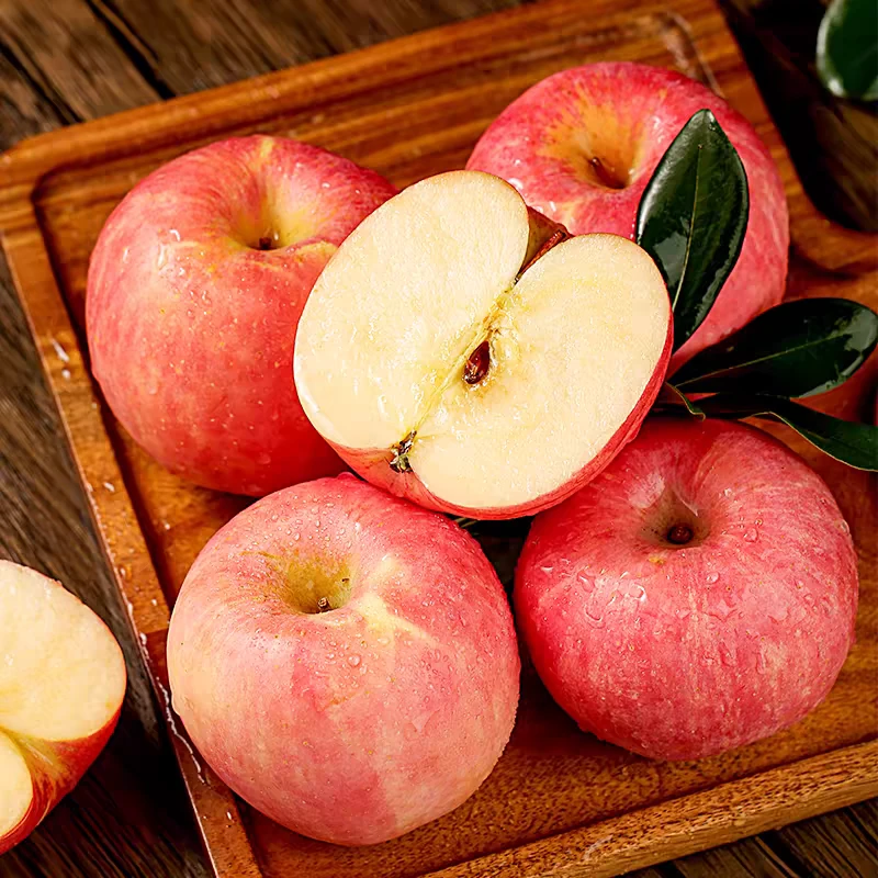 洛川苹果礼盒12头连礼盒约5.8斤新鲜苹果陕西省