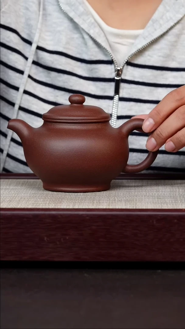 茶杯紫砂底槽清全手工掇只