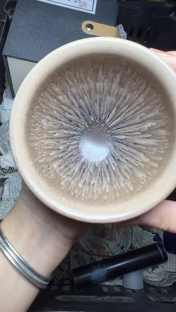 茶盏银丝水芽 盏三疯建盏茶器