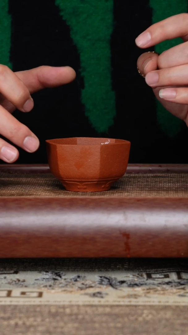 【闪购商品】紫砂茶杯如意杯降坡