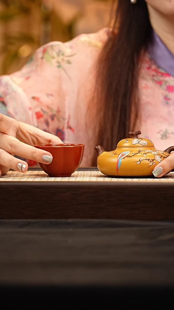 茶壶紫砂J葫芦瓜 紫泥-杯