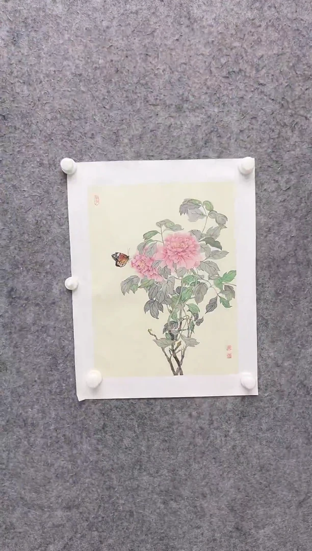 国画邹训精-1.3平尺-国画作品-yz