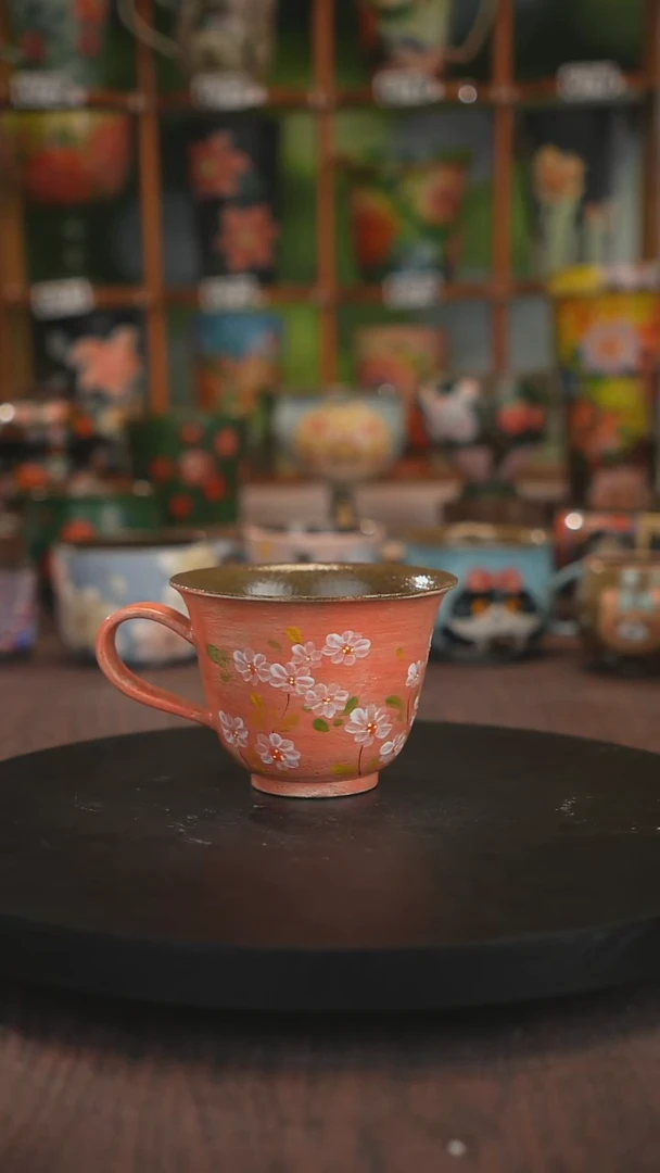 紫砂油画手绘釉下彩