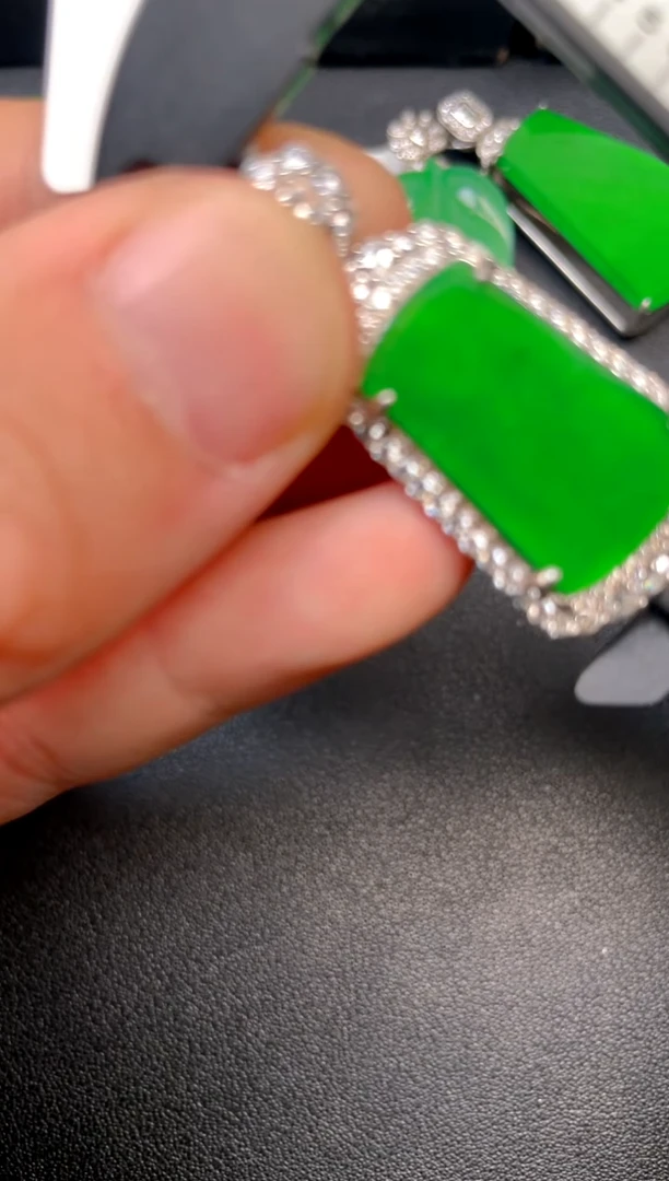 吊坠(不含链)银S925镶嵌翡翠dz