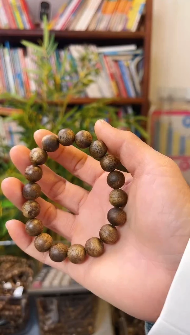 【闪购商品】沉香手串棋楠圆珠单圈