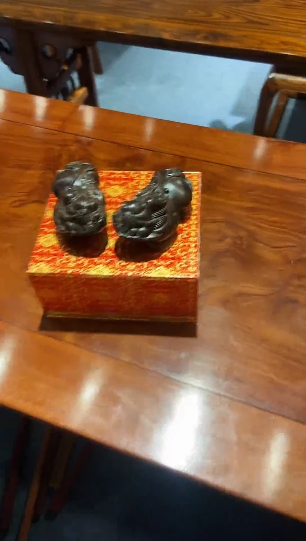 花梨木类成套家具乌木紫光檀精雕手摆件带礼盒