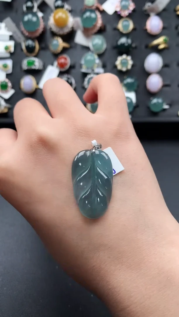 【闪购商品】翡翠戒指银S925镶嵌52141