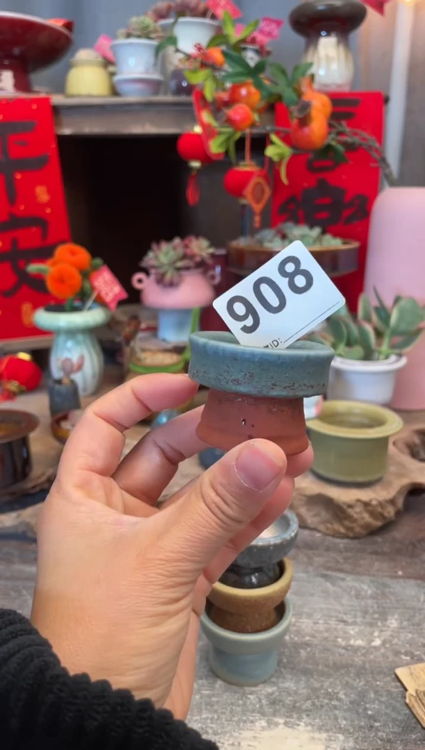 【闪购商品】摆件908知木小芳花盆