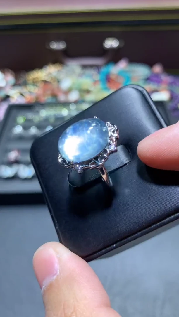 【闪购商品】海蓝宝石戒圈未镶嵌L68