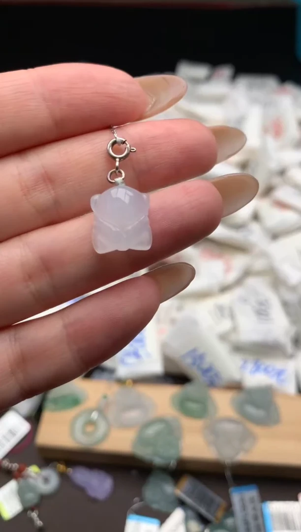 【闪购商品】翡翠挂件银S925镶嵌 一