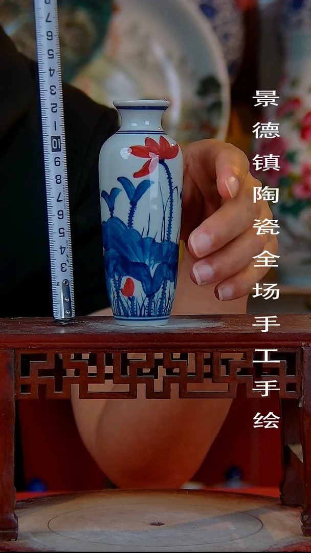 摆件手景德镇陶瓷 全场手工绘