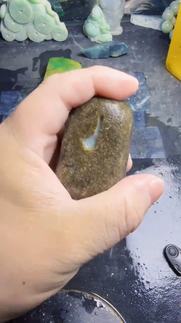未镶嵌挂件翡翠天然翡翠107