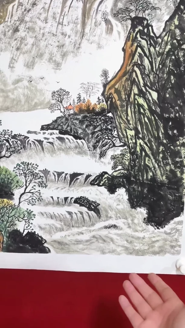 国画李主任宠粉-湖石-4平尺