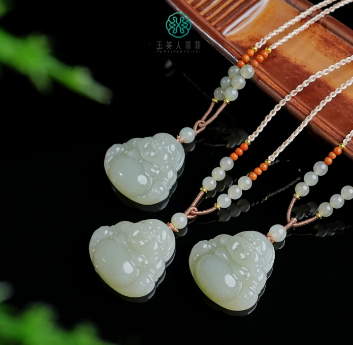 石惑珠宝*和田玉佛公吊坠约30*30mm-多样性发一