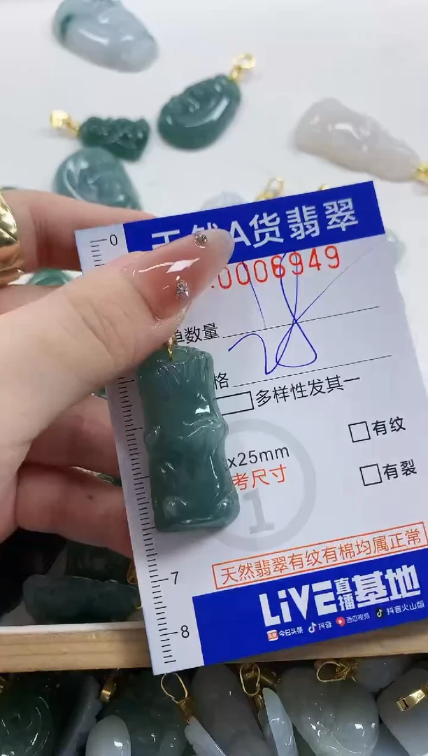 颈饰未镶嵌翡翠天然A货翡翠