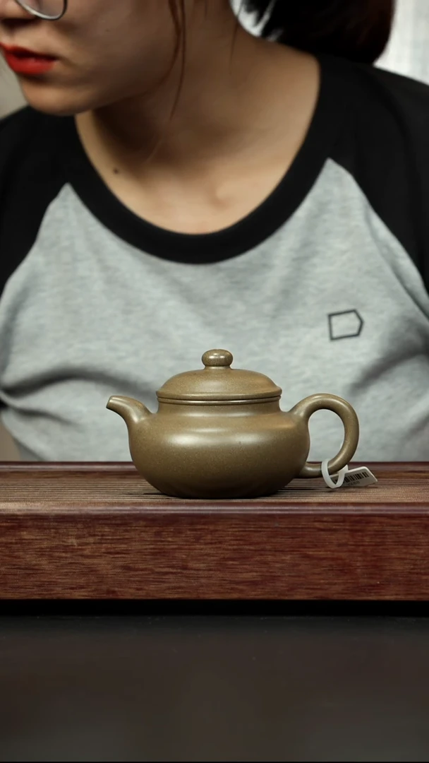 紫砂茶壶青段 仿古 全手工